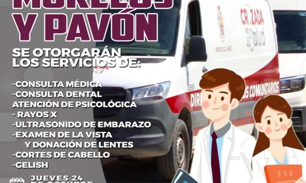 Llevará Centros Comunitarios médico a tu puerta a la colonia Zaragoza
