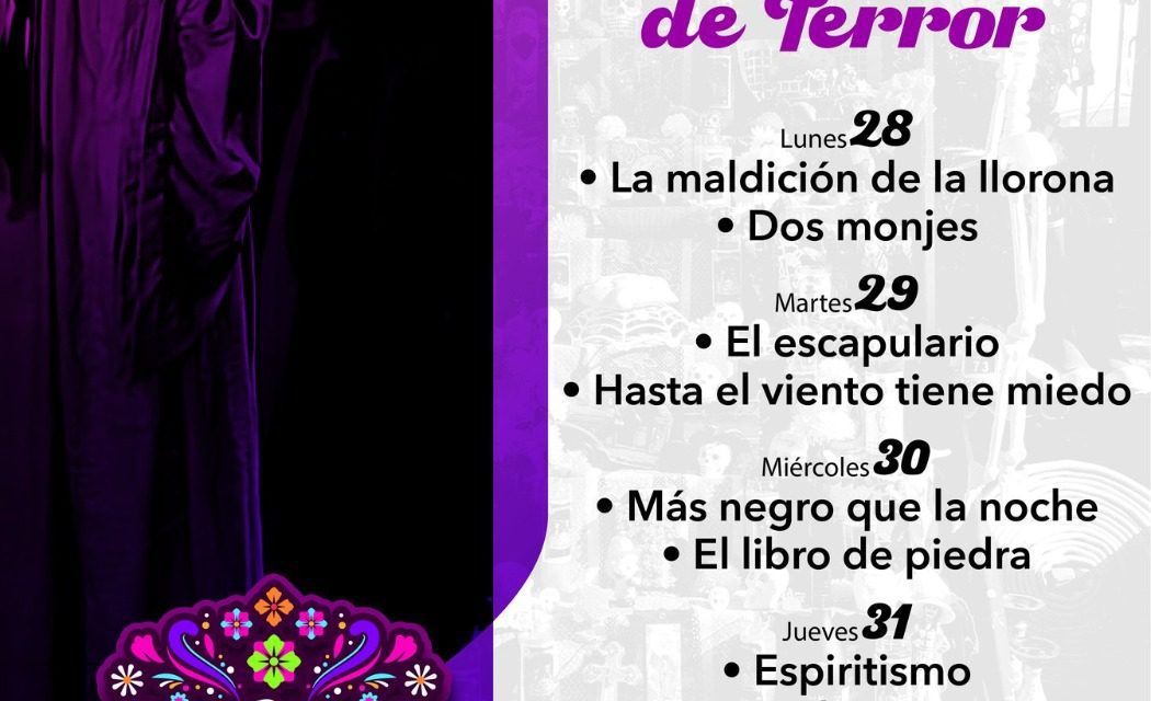 Inicia el Festival de Tradiciones de Vida y Muerte con Ciclo de Cine Mexicano de Terror