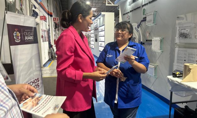 Promueven los derechos humanos en empresa maquiladora