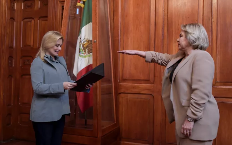 Designa Maru Campos a Adriana Terrazas como representante del Gobierno del Estado en la CDMX