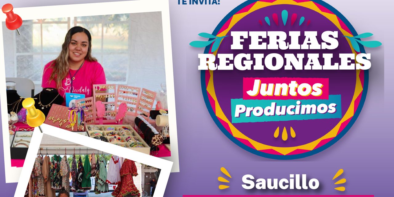 Ofertarán sus productos y servicios en la feria “Juntos Producimos” de Saucillo