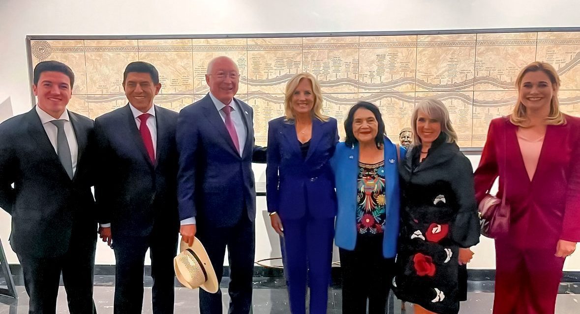 Presume Maru Campos a Chihuahua ante Jill Biden, primera dama de E.U.
