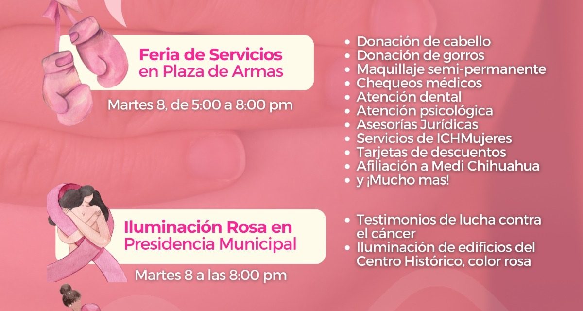 Dan a conocer actividades en prevención del cáncer de mama