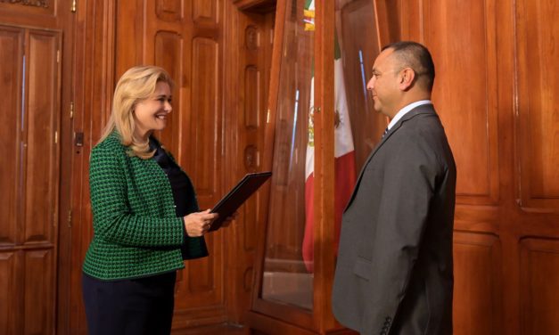 Designa Maru Campos a Jorge Armando Puentes García como coordinador de Desarrollo Municipal de la Secretaría General de Gobierno 