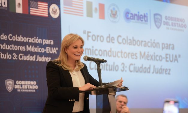 Chihuahua líder en exportación de productos electrónicos que se fabrican en México: Maru Campos