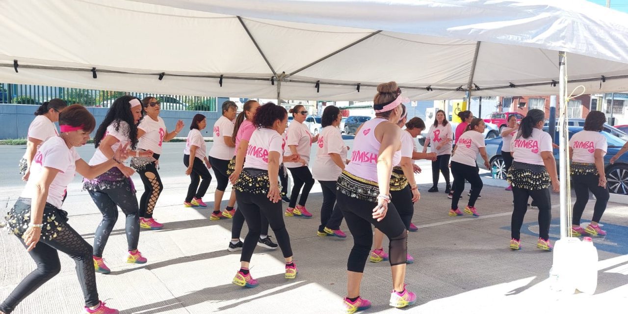 Se llevó a cabo “Zumbatón” en la Semana Rosa del IMSS Chihuahua