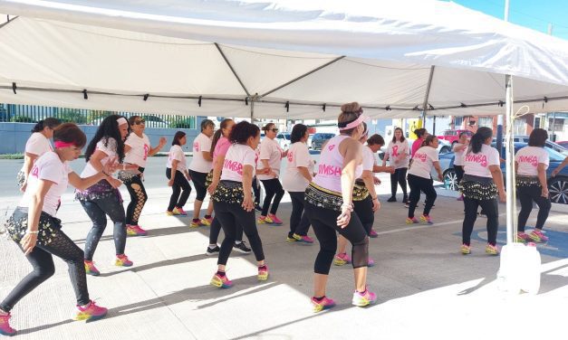 Se llevó a cabo “Zumbatón” en la Semana Rosa del IMSS Chihuahua