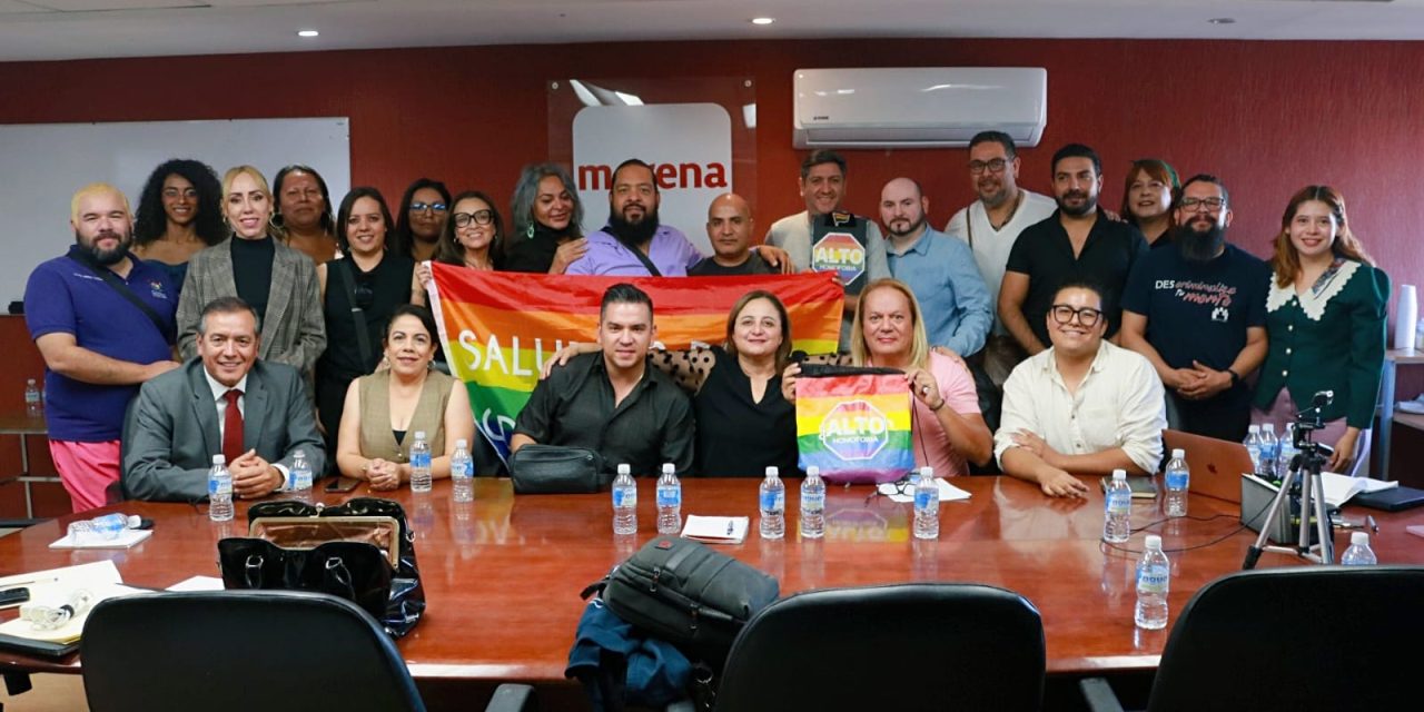 Bancada de Morena y líderes LGBT plantean agenda legislativa en pro de los derechos humanos