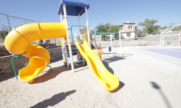 Con Presupuesto Participativo rehabilita Obras Públicas parque en la colonia Anapra