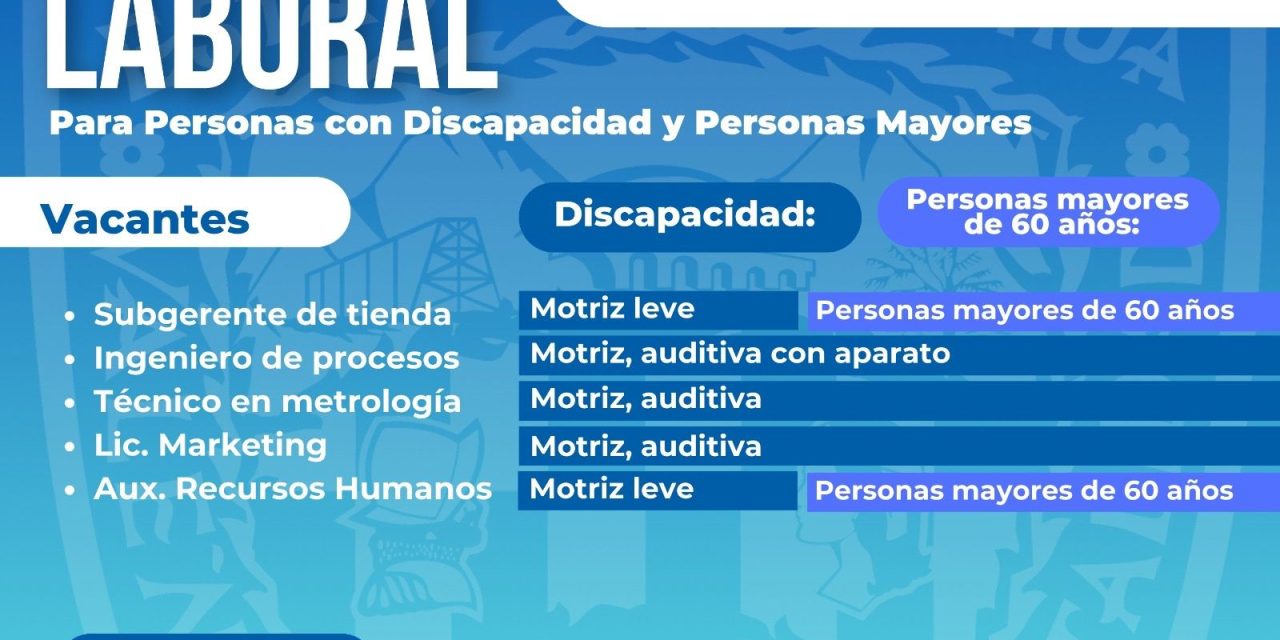 Promueven la inclusión de adultos mayores y personas con discapacidad