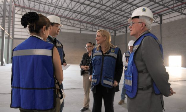 Supervisa Maru Campos avance de la construcción del Centro de Convenciones de Cuauhtémoc