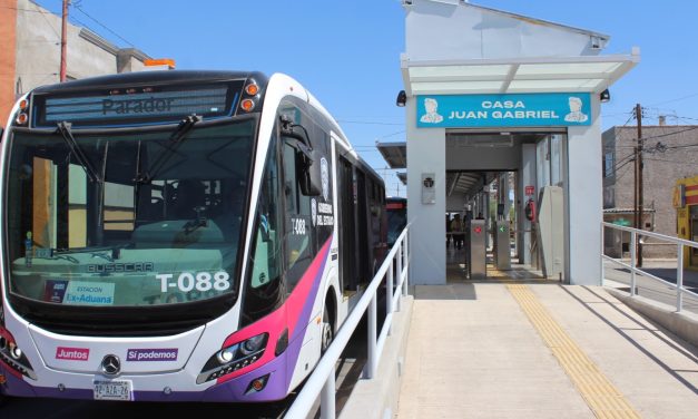 JuárezBus cierre temporal de estación Juan Gabriel por evento de Día de Muertos