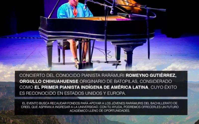 Anuncian gala y concierto a beneficio de mujeres estudiantes de origen rarámuri