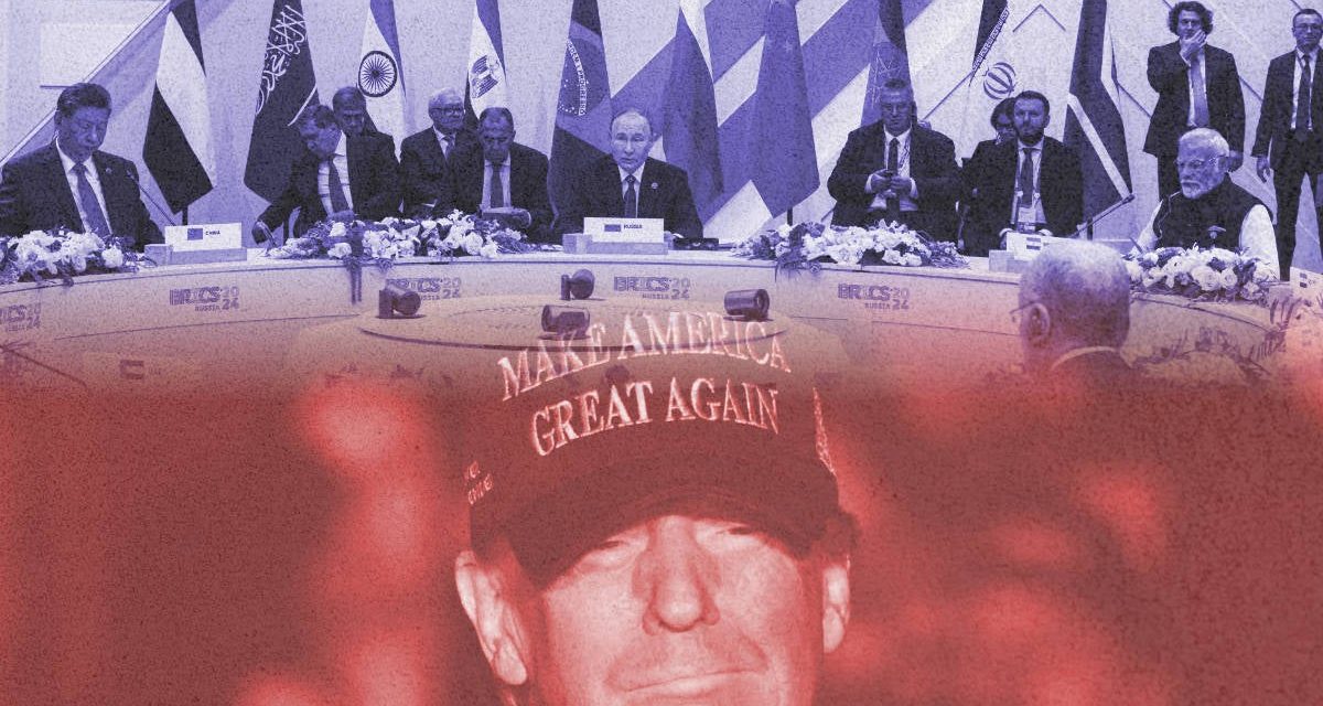 Trump amenaza a los BRICS con aranceles del 100% «si planean reemplazar al dólar»