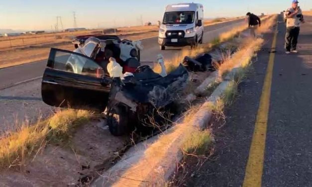 Realiza Fiscalía las indagatorias en torno al accidente en la carretera Chihuahua- Cuauhtémoc