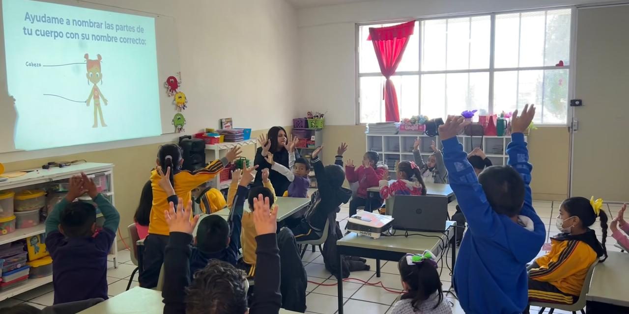 Da Derechos Humanos en Jardín de Niños la charla Conociendo nuestro cuerpo