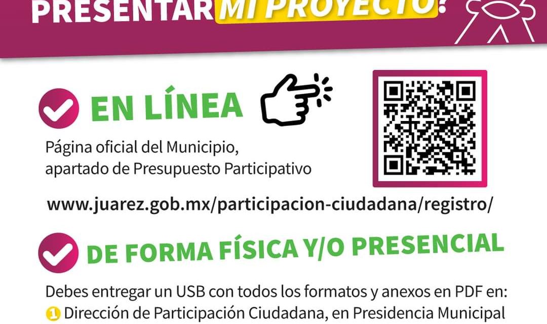 ¿Ya ingresaste tu proyecto al Presupuesto Participativo? Quedan pocos días