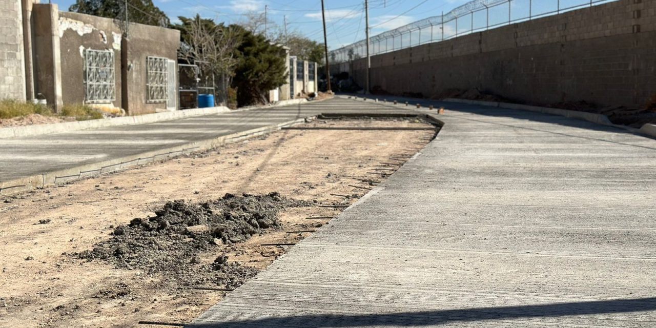 Pavimenta Obras Públicas seis calles en la colonia Nuevo Hipódromo