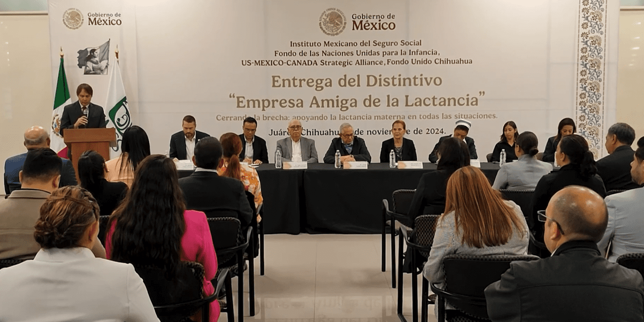 Entrega IMSS distintivo “Empresa Amiga de la Lactancia Materna”  