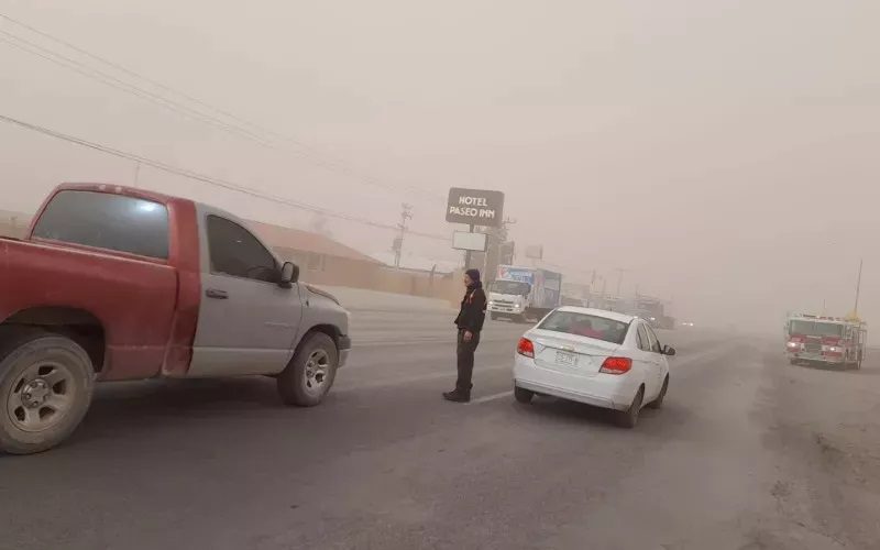 Mantiene CEPC alerta preventiva ante pronóstico de fuertes vientos y descenso de temperaturas