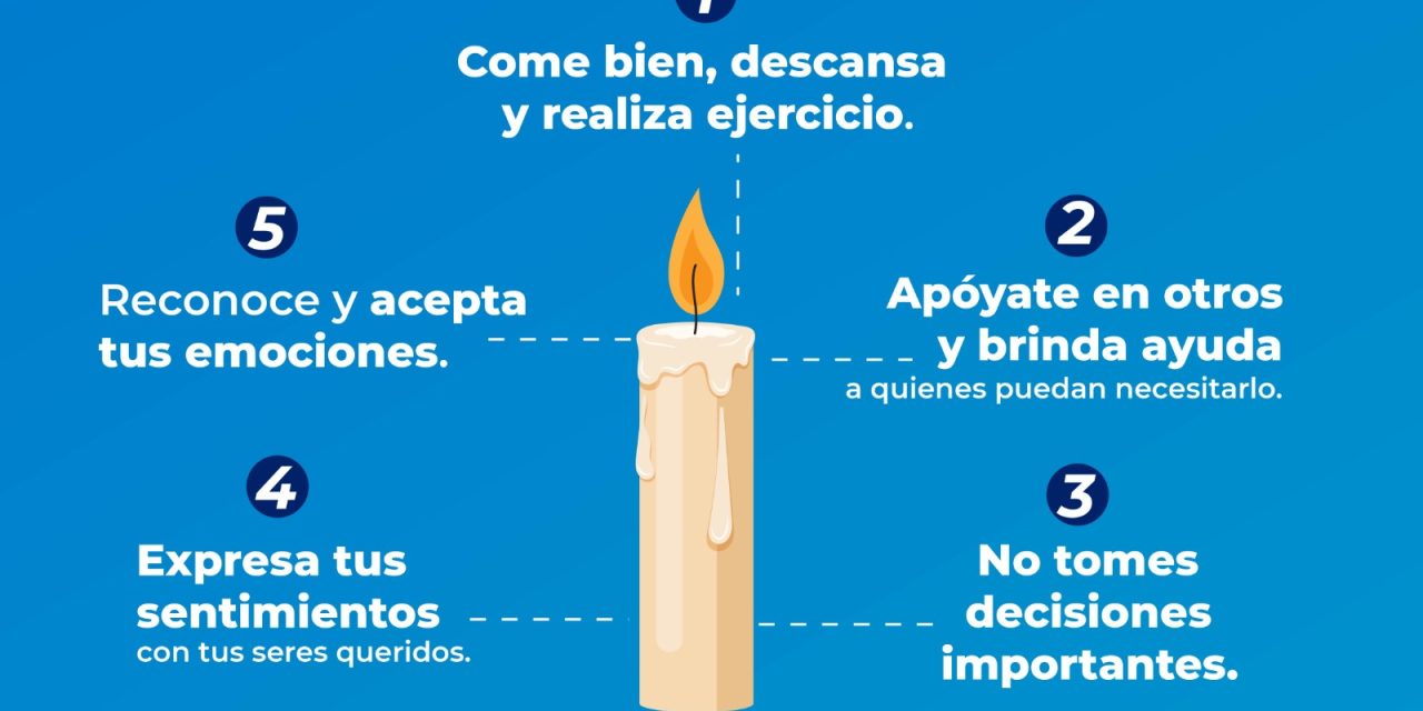 Comparte IMPAS estrategias para sobrellevar la pérdida de un ser querido