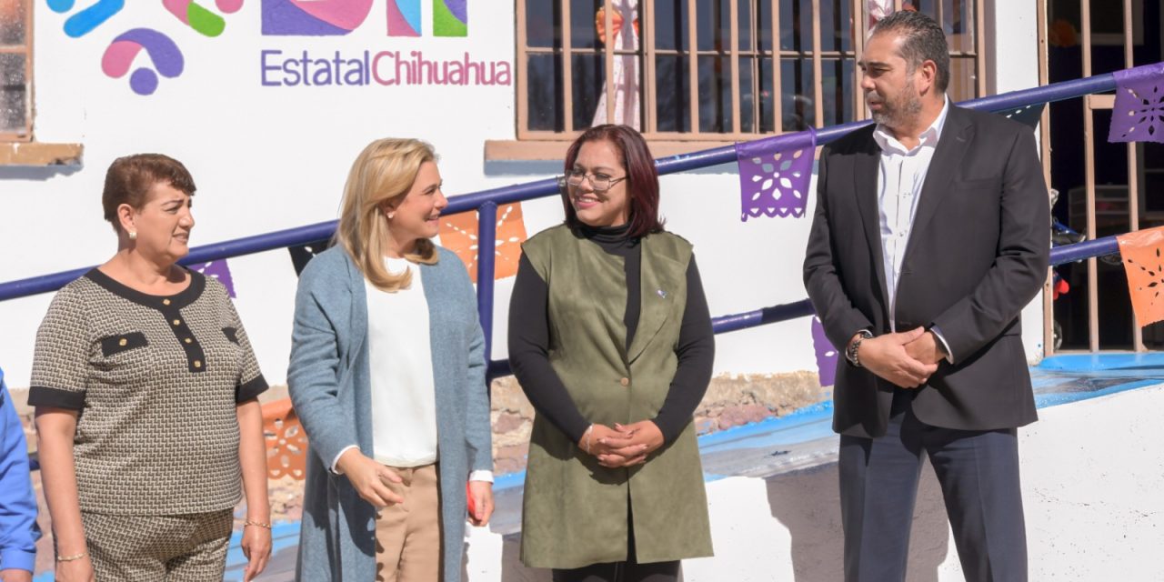 Reinaugura Maru Campos Unidad Básica de Rehabilitación en San Francisco del Oro