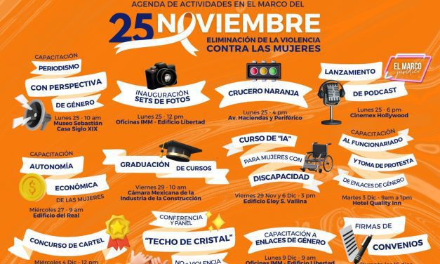 Anuncian actividades por el Día Internacional de la Eliminación de la Violencia contra las Mujeres