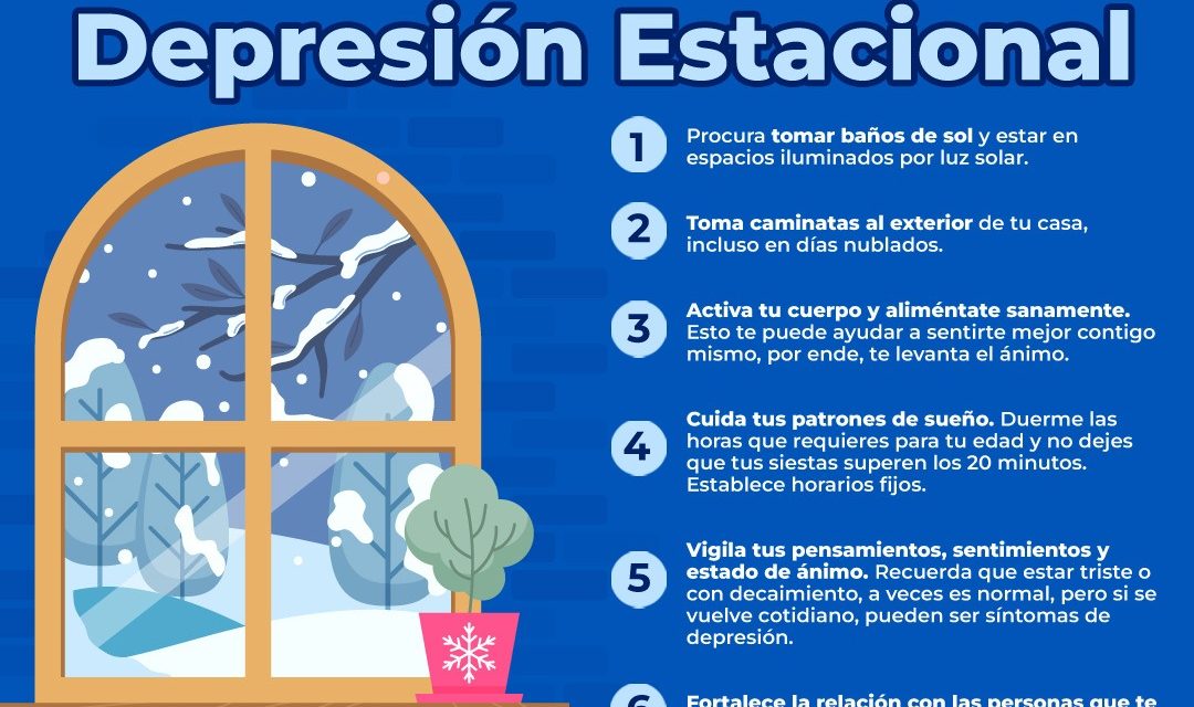 Emite IMPAS recomendaciones para prevenir la depresión estacional