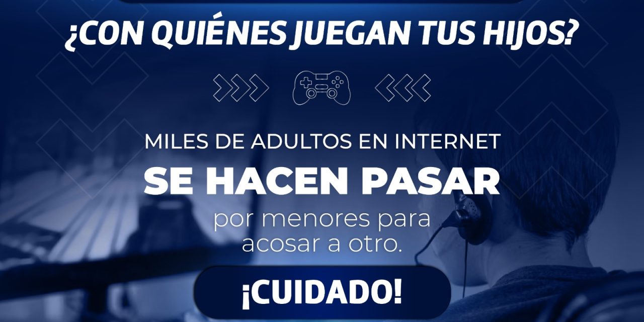 Cuida a tus hijos mientras juegan en línea: Policía Municipal