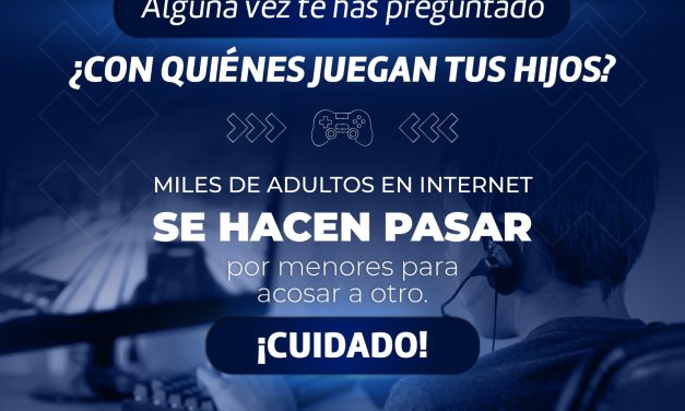 Cuida a tus hijos mientras juegan en línea: Policía Municipal