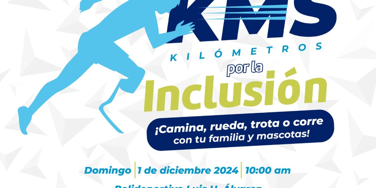 Invita IMPAS a participar en la carrera recreativa “Kilómetros por la Inclusión”