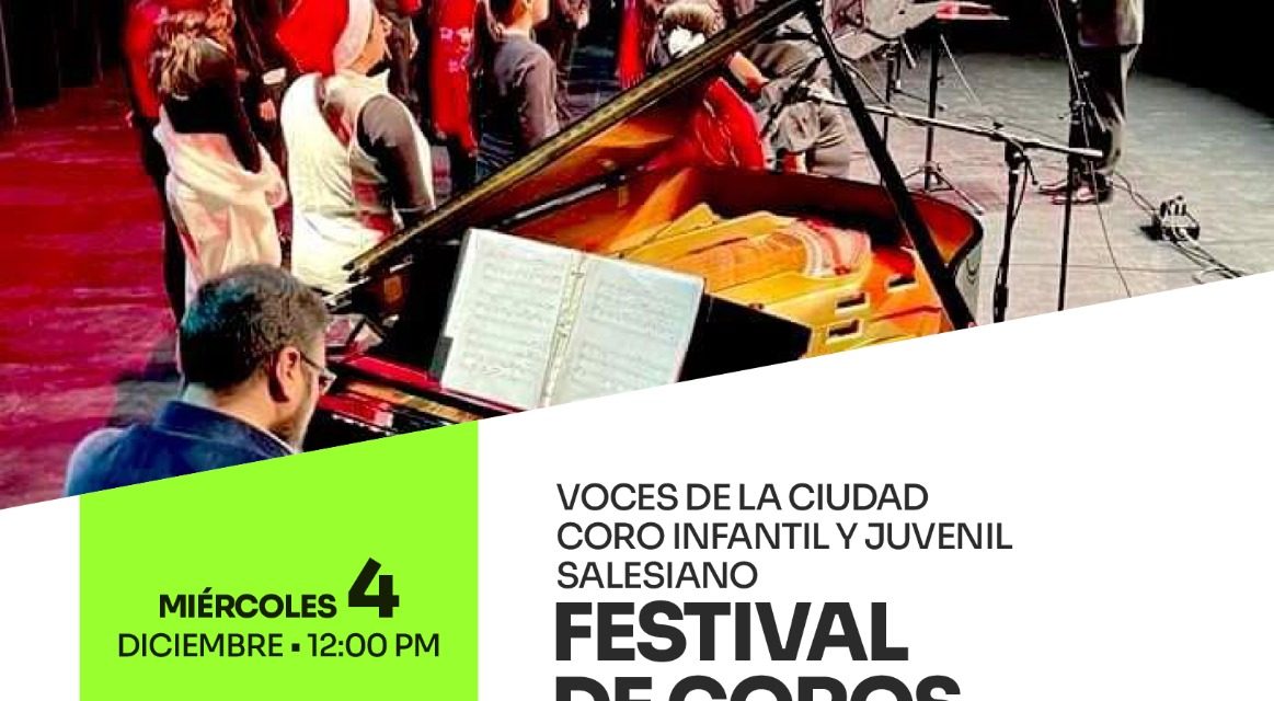Hoy “Festival de Coros Infantiles- Navidad 2024” en el CMA