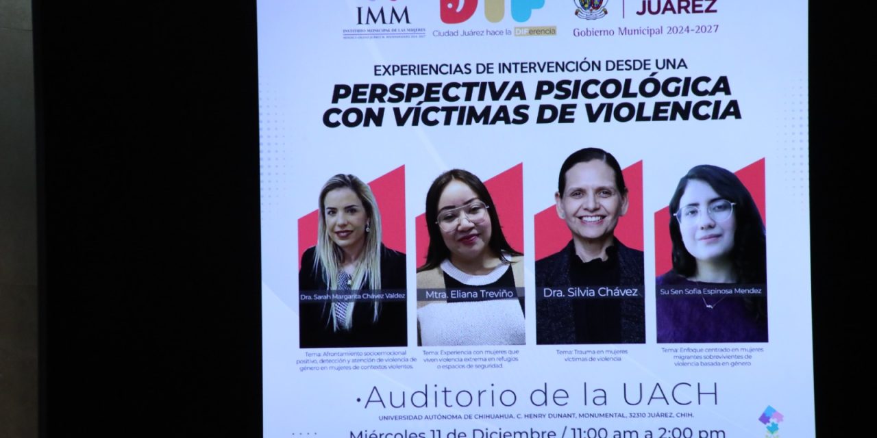 Hoy Foro “Experiencias de Intervención de una Perspectiva Psicológica con Víctimas de Violencia”
