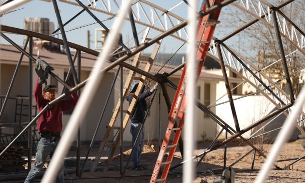 Construye Obras Públicas domo en el Jardín de Niños de Sierra Vista