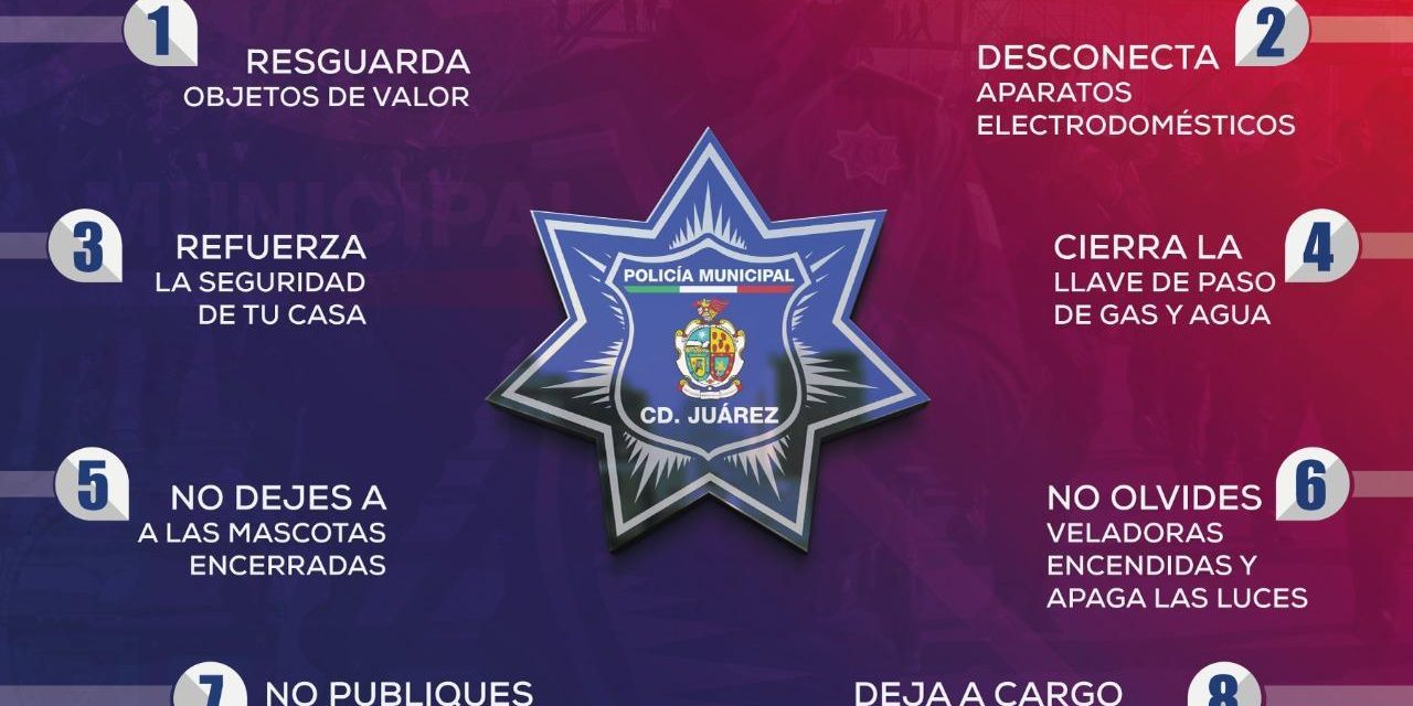 Emite Policía Municipal recomendaciones preventivas ante periodo vacacional navideño