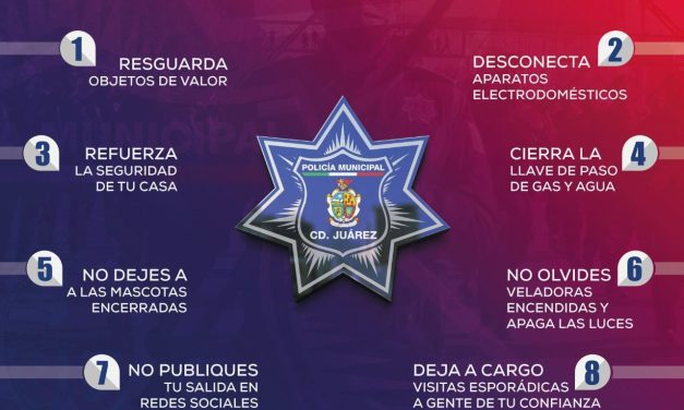 Emite Policía Municipal recomendaciones preventivas ante periodo vacacional navideño