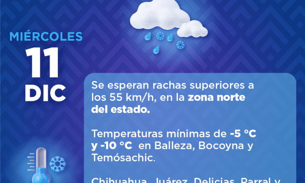 Alerta Protección Civil ante descenso de temperaturas generado por ingreso de frente frío 14
