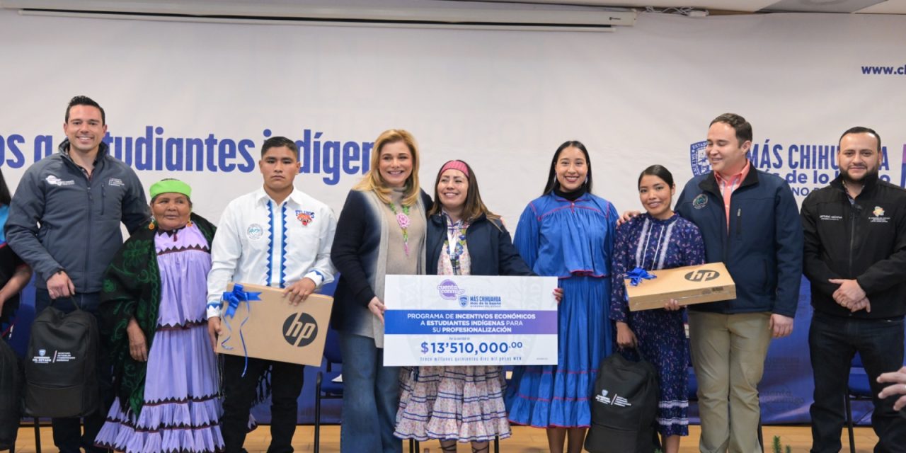 Maru Campos apoya a estudiantes de pueblos originarios