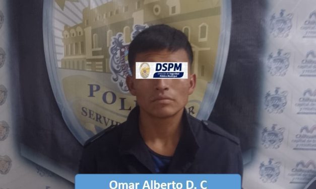 Detienen a sujeto que supuestamente amedrentaba con cuchillo en Jardines de Oriente