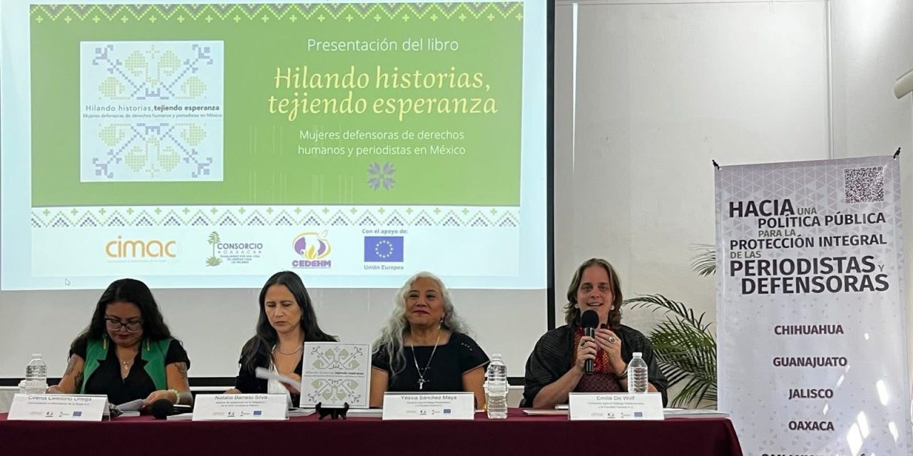 Presentan el libro “Hilando Historias, Tejiendo Esperanza”