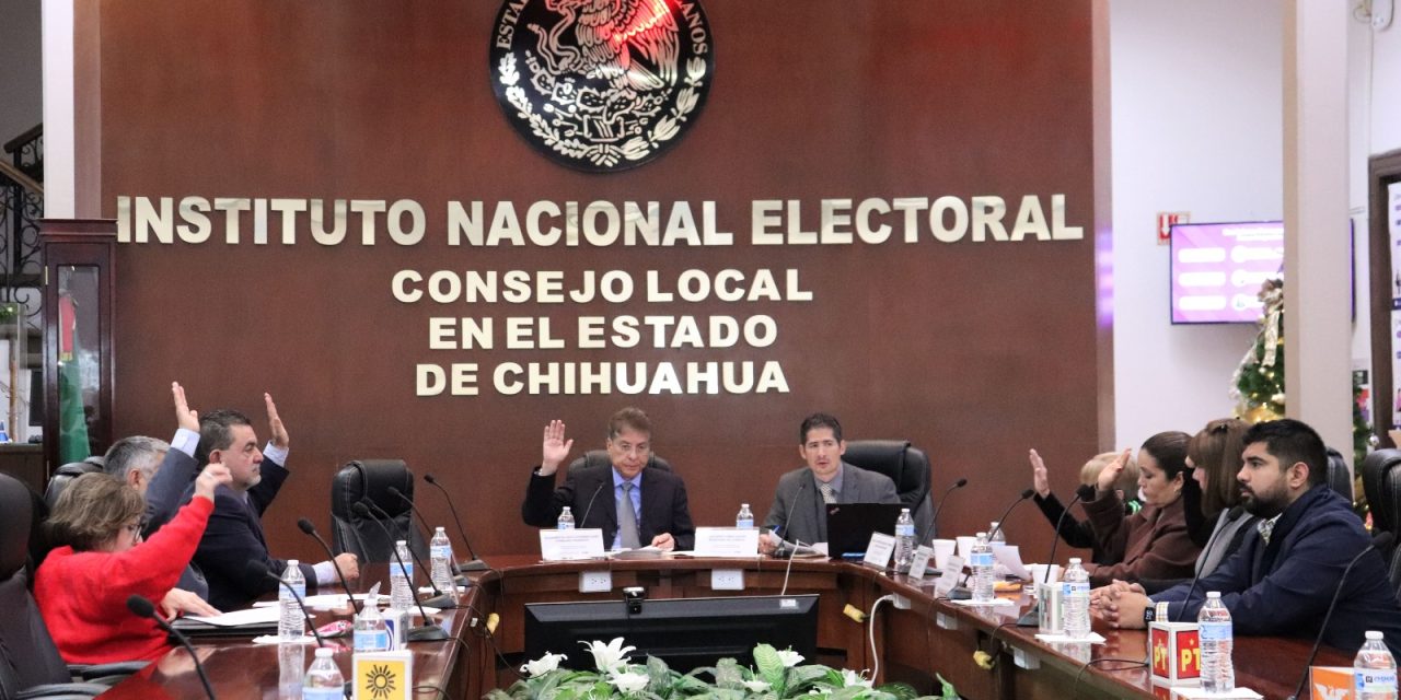 Concluye INE proceso electoral local Extraordinario en el estado de chihuahua