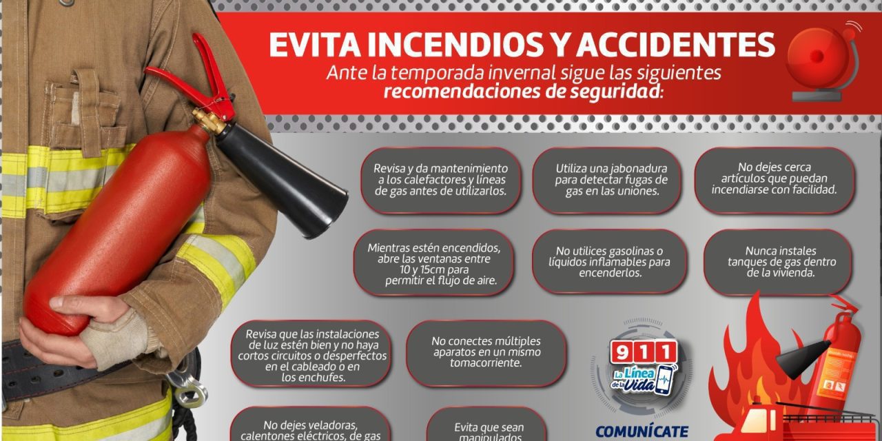 Previene accidentes con calentadores de gas y eléctricos con estas recomendaciones de Bomberos