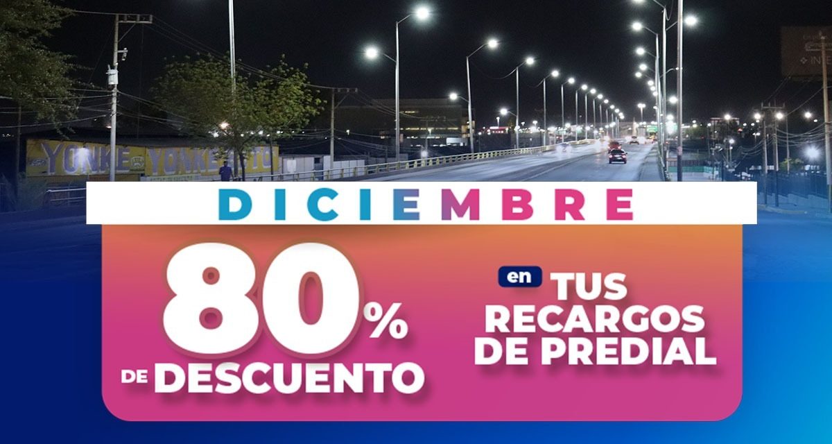 Aprovecha últimos días del descuento del 80% en recargos del Predial