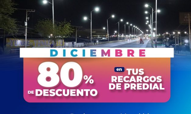 Aprovecha últimos días del descuento del 80% en recargos del Predial