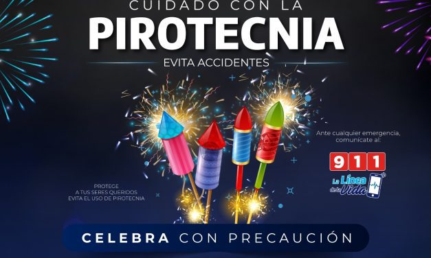 No utilices pirotecnia ni artefactos explosivos, cuídate esta Navidad: Bomberos