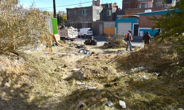 Erradica Servicios Públicos basurero clandestino de calle Venezuela