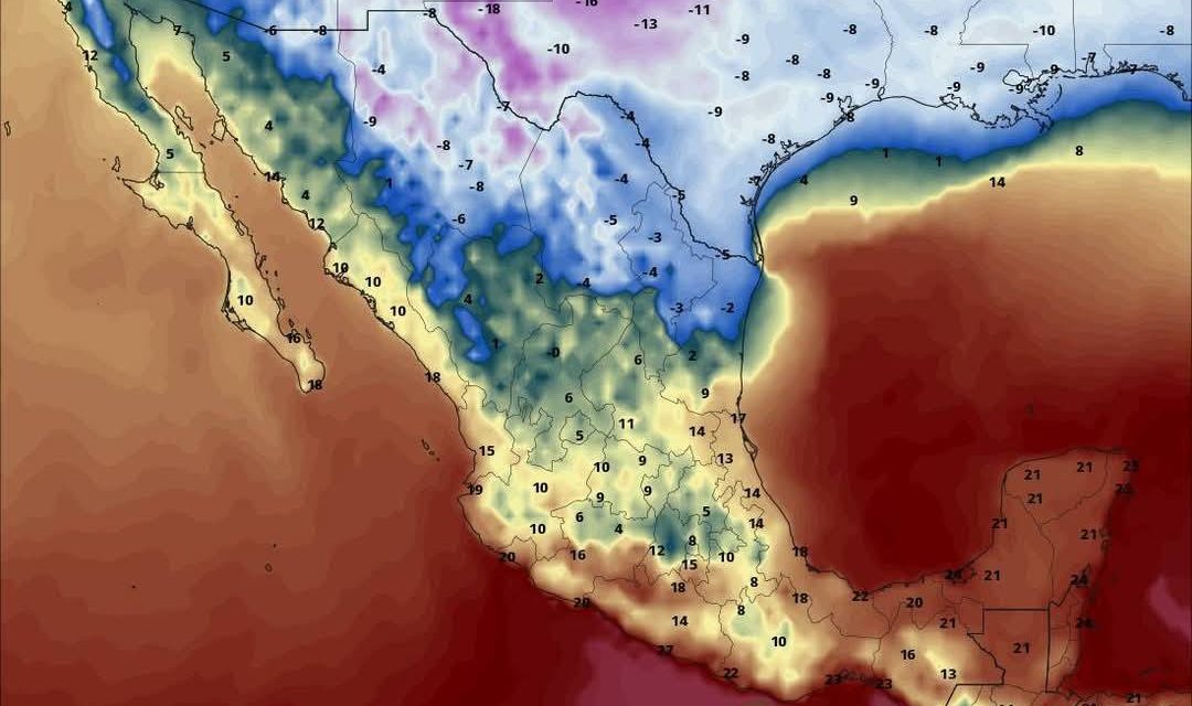 Amanecen 16 municipios con temperaturas bajo cero
