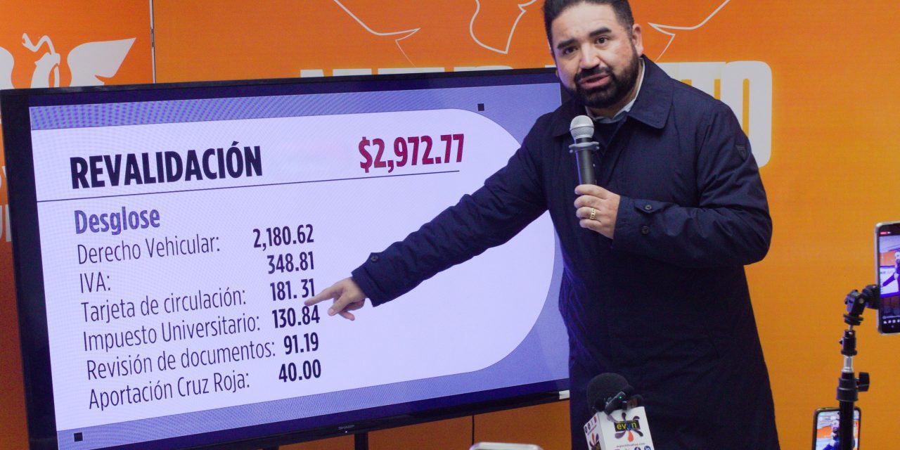 Movimiento Ciudadano va por reforma para reducir a la mitad el costo de la revalidación