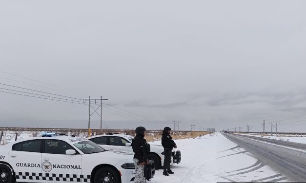 Cierran tramos carreteros Janos-Agua Prieta y Janos-Ascensión por Tormenta Invernal