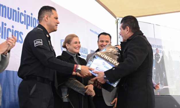 Maru Campos refuerza estrategia de seguridad con Subestación Centinela en Delicias